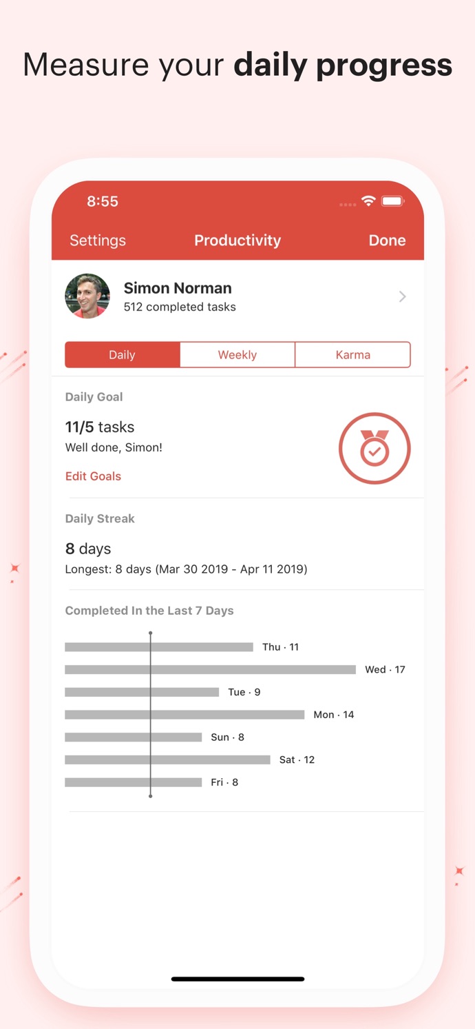 Todoist: Organize your life App Store screenshot 3