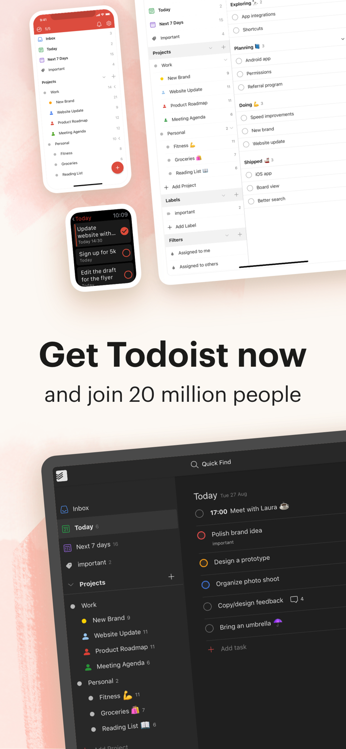 Todoist: To-Do List & Tasks App Store screenshot 7