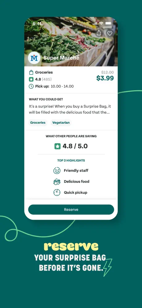 Too Good To Go: End Food Waste App Store screenshot 3