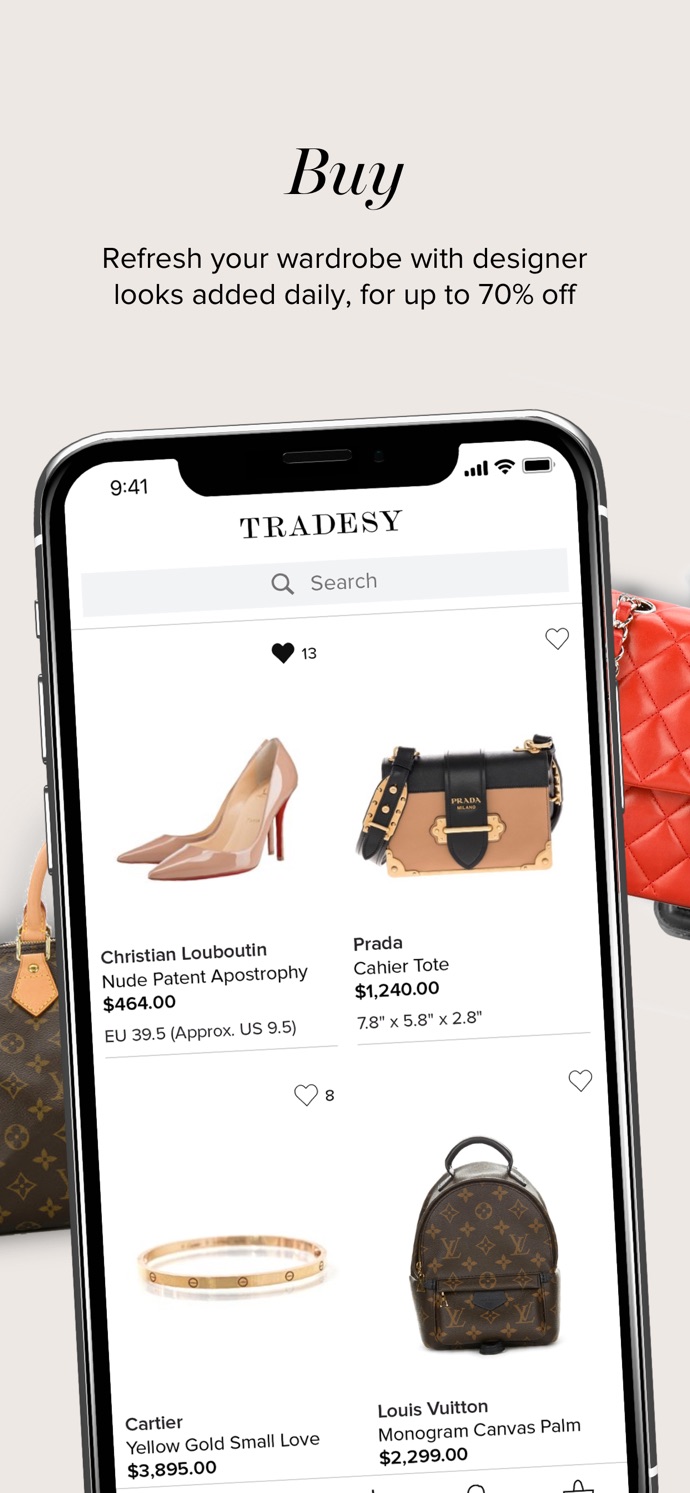 Tradesy App Store screenshot 1
