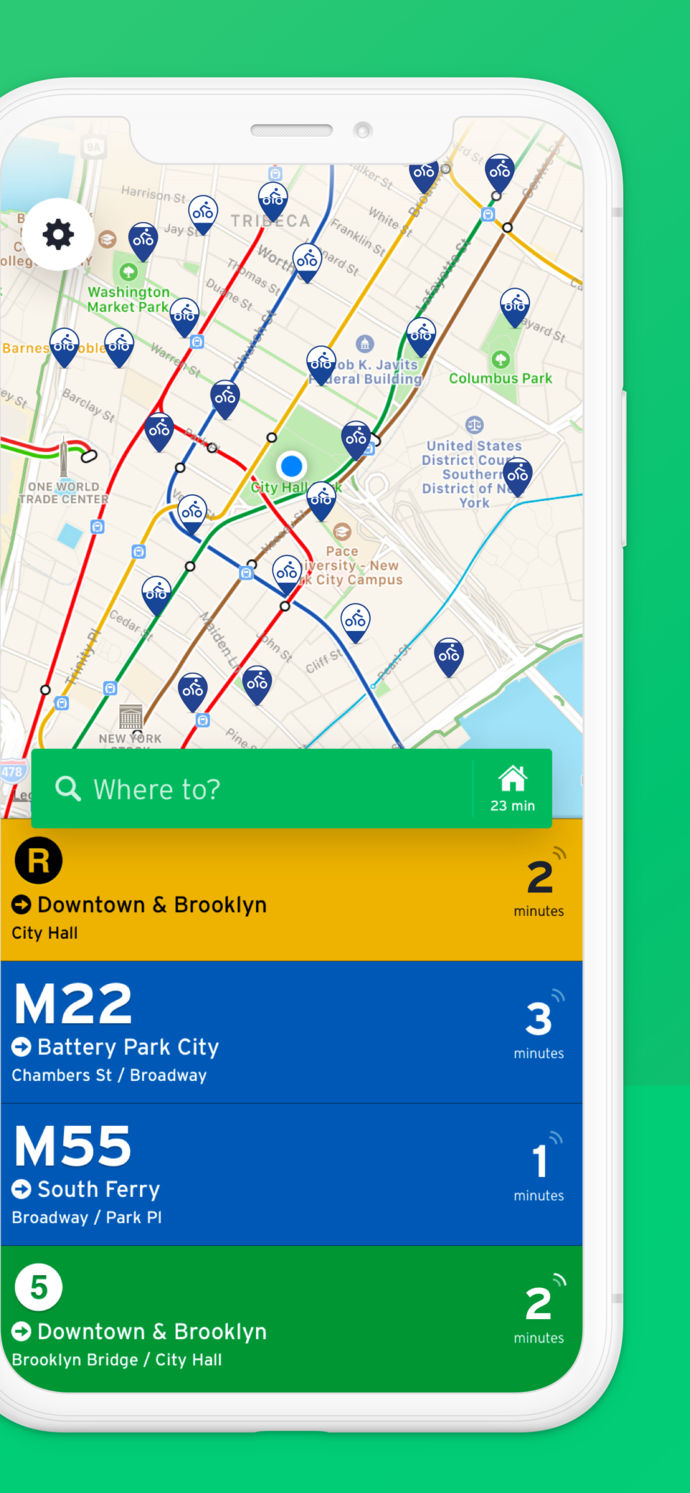 Transit • Bus & Subway Times App Store screenshot 1
