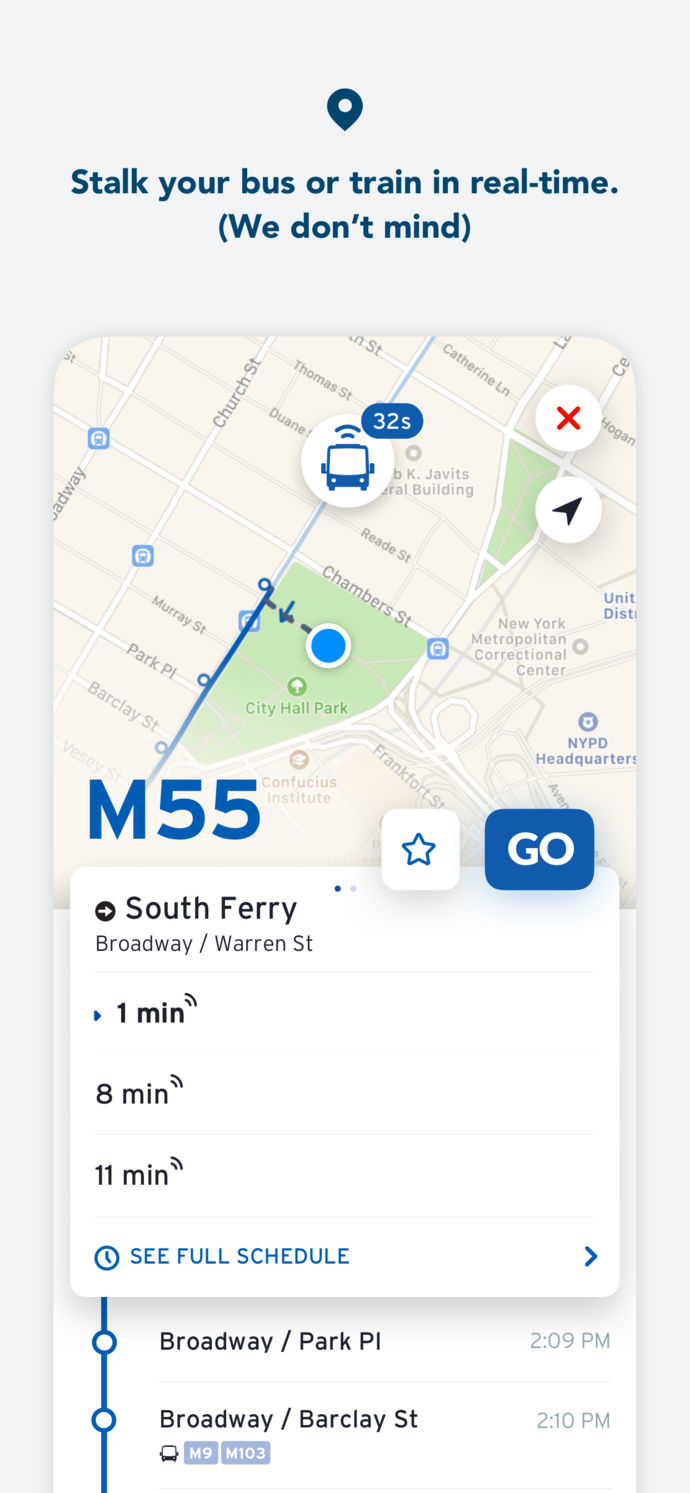 Transit • Bus & Subway Times App Store screenshot 3