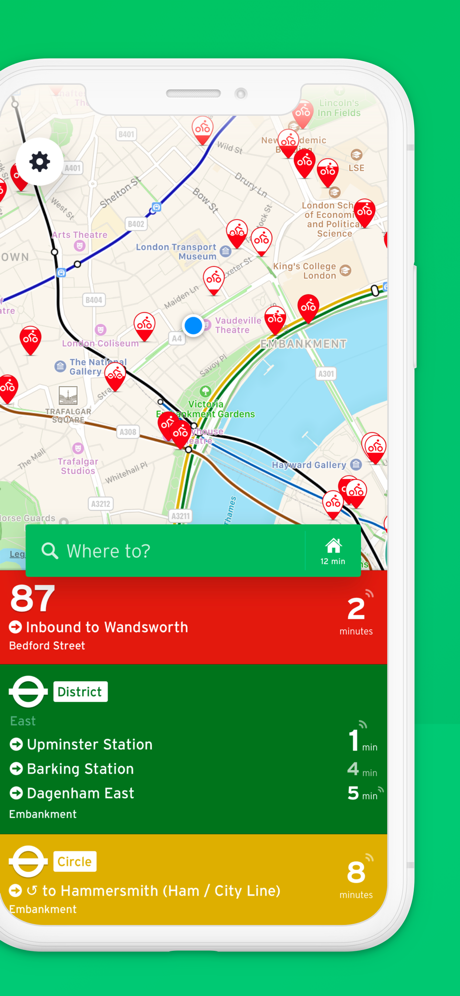 Transit • Bus & Train Times App Store screenshot 1