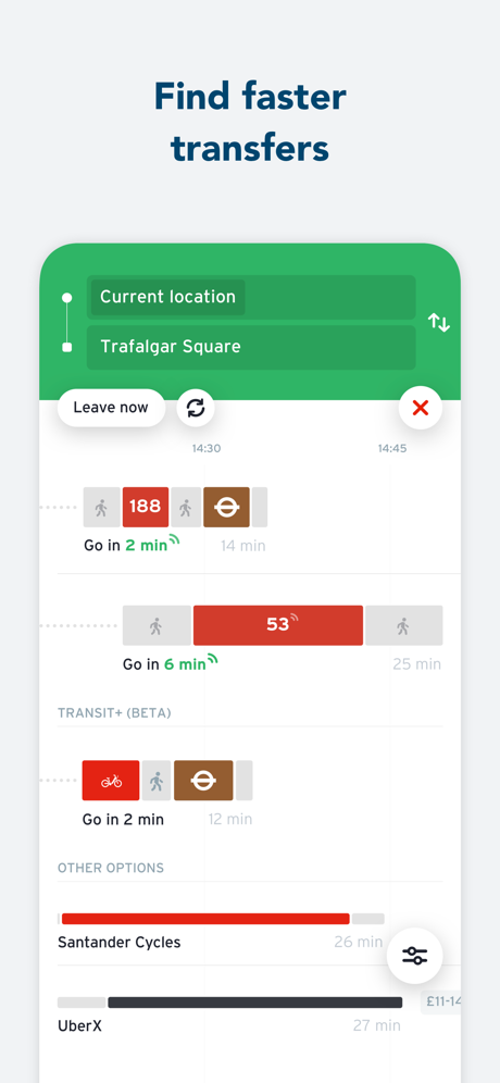 Transit • Bus & Train Times App Store screenshot 4