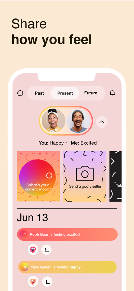 Tuned – a new app for couples App Store screenshot 2