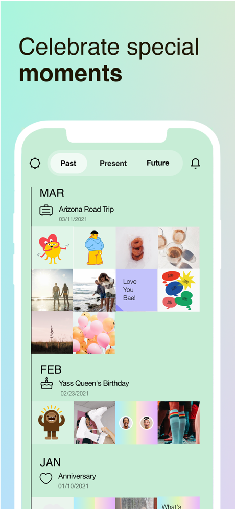 Tuned – a new app for couples App Store screenshot 4