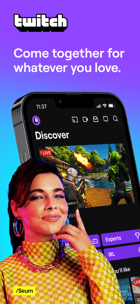 Twitch: Live Game Streaming App Store screenshot 1