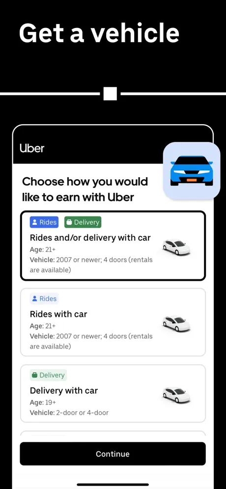 Uber – Driver: Drive & Deliver App Store screenshot 5
