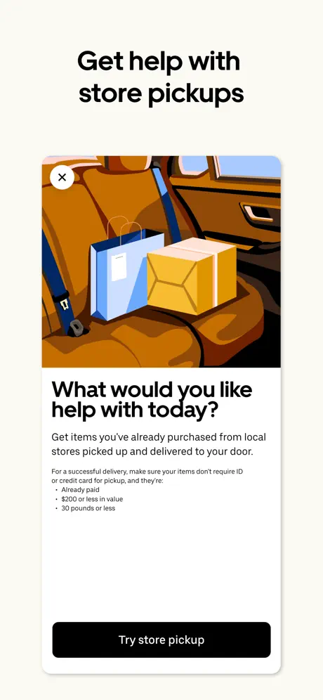 Uber – Request a ride App Store screenshot 5