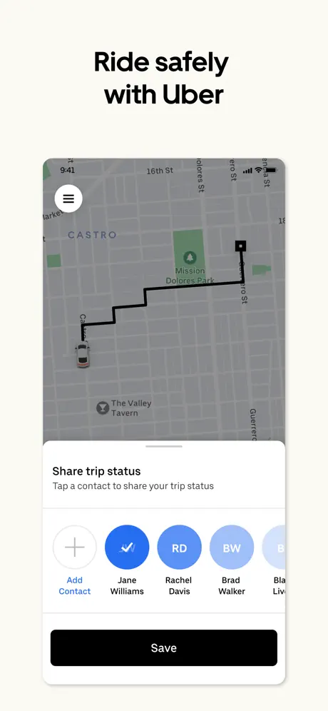 Uber – Request a ride App Store screenshot 8
