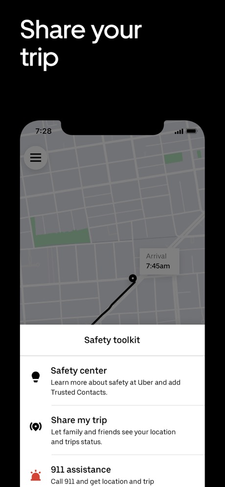 Uber – Request a ride App Store screenshot 5