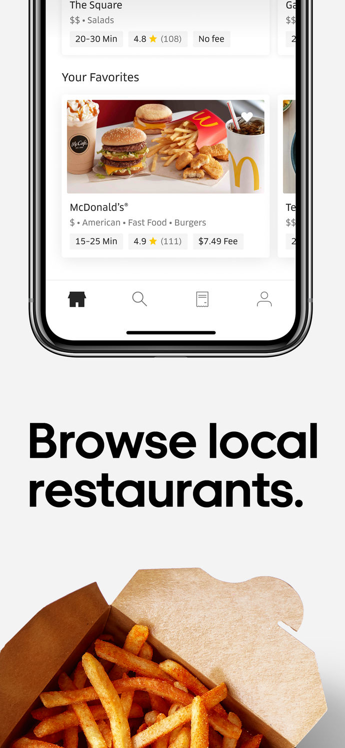Uber Eats: Food Delivery App Store screenshot 2