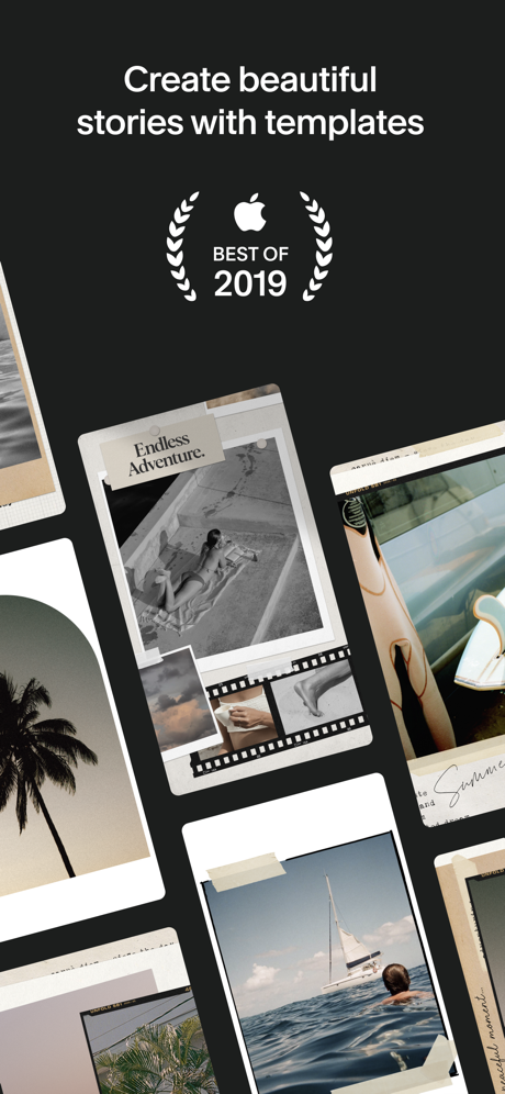 Unfold — Story Templates App Store screenshot 1