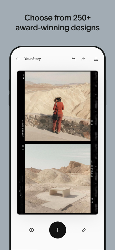 Unfold — Story Templates App Store screenshot 2