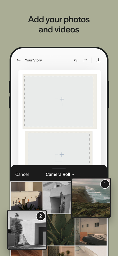 Unfold — Story Templates App Store screenshot 4