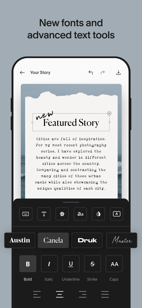 Unfold — Story Templates App Store screenshot 5