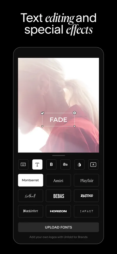 Unfold: Video & Photo Editor App Store screenshot 5