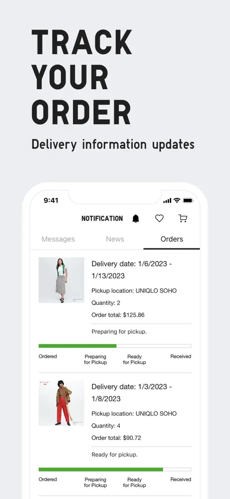 UNIQLO US App Store screenshot 5