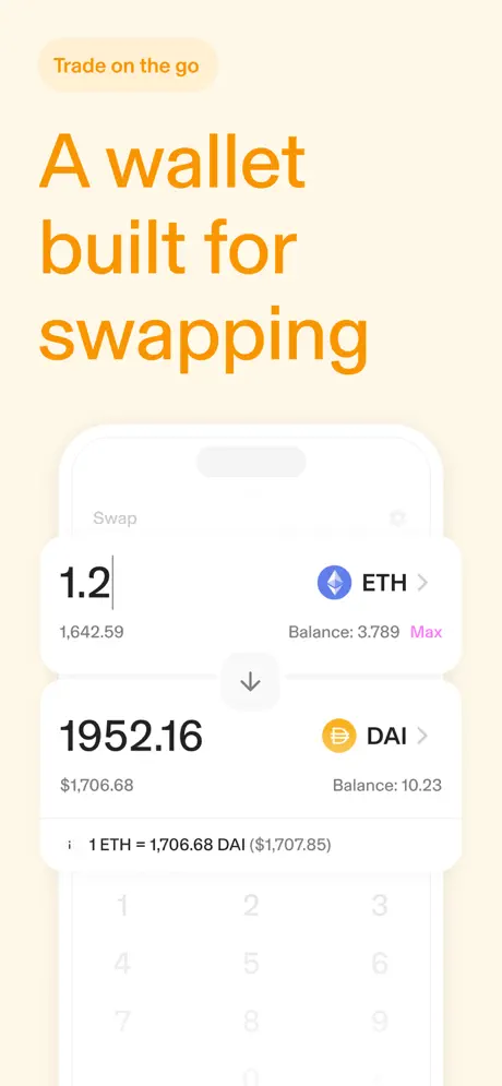 Uniswap: Crypto & NFT Wallet App Store screenshot 3
