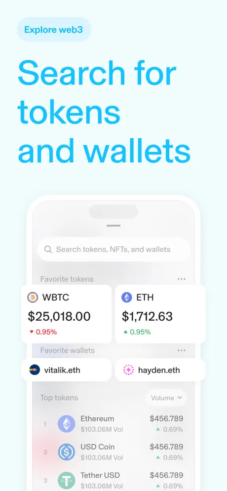 Uniswap: Crypto & NFT Wallet App Store screenshot 5