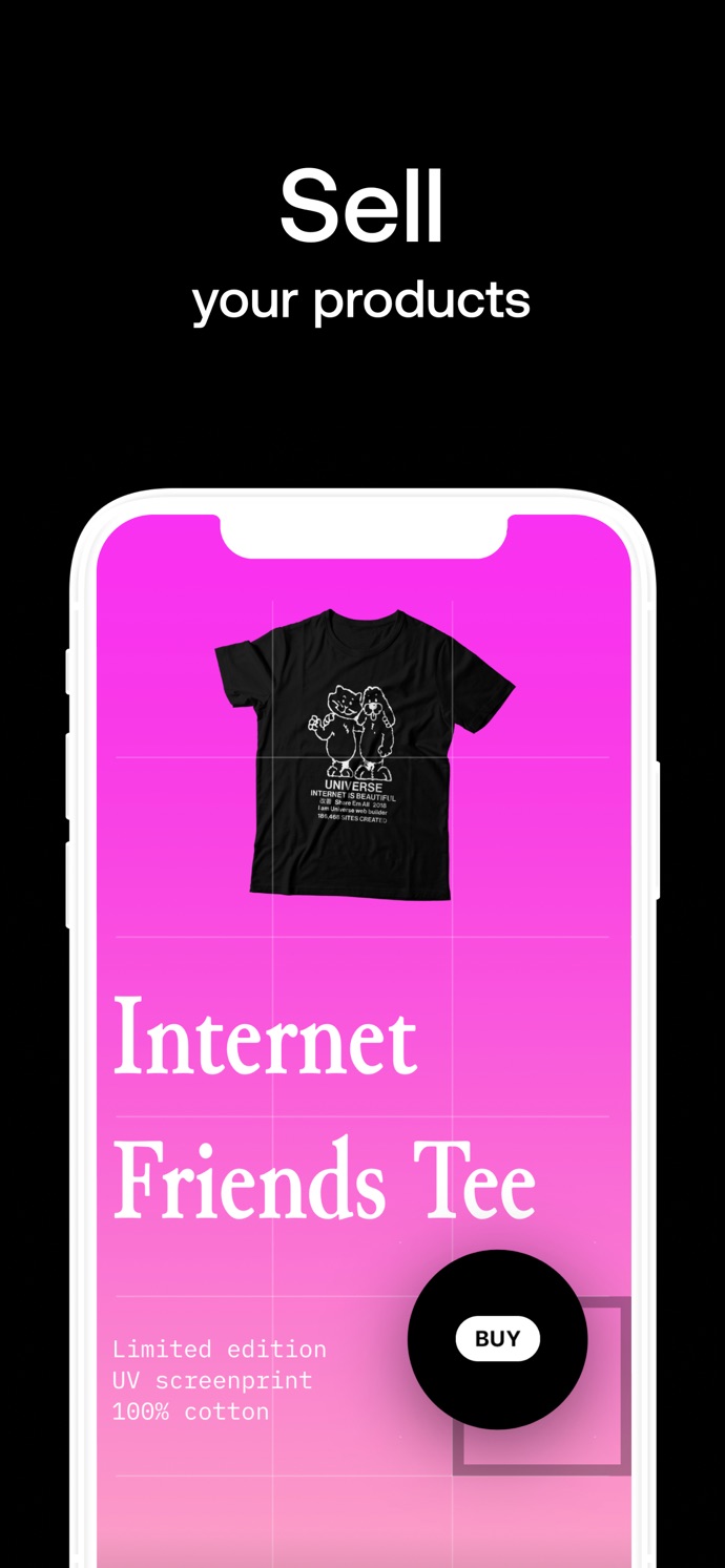 Universe — Website Builder App Store screenshot 2