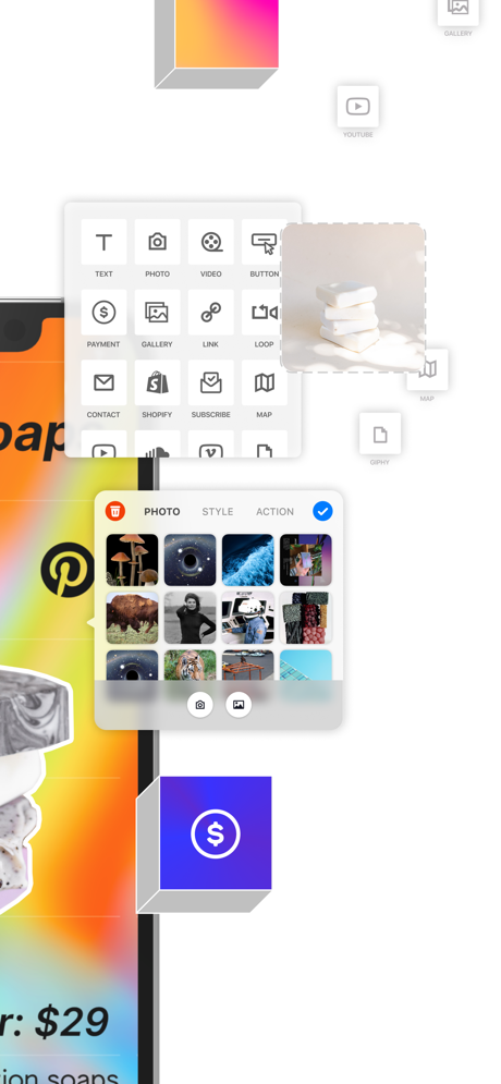 Universe — Website Builder App Store screenshot 2