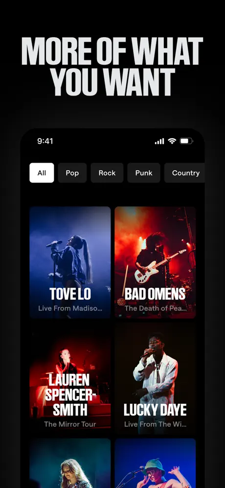 Veeps: Watch Live Music App Store screenshot 3