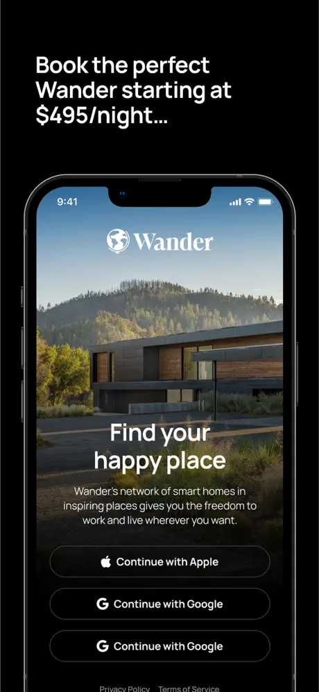 Wa­nder App Store screenshot 1