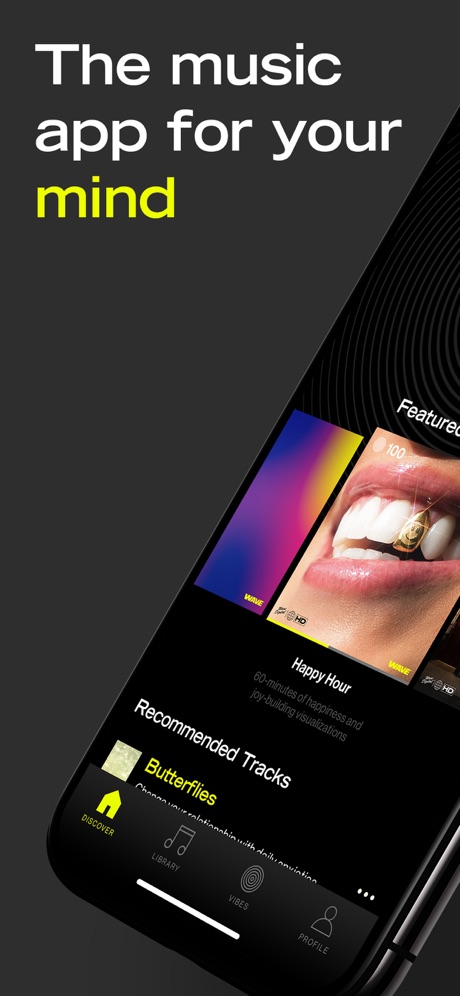 WAVE: Modern Music Meditation App Store screenshot 1