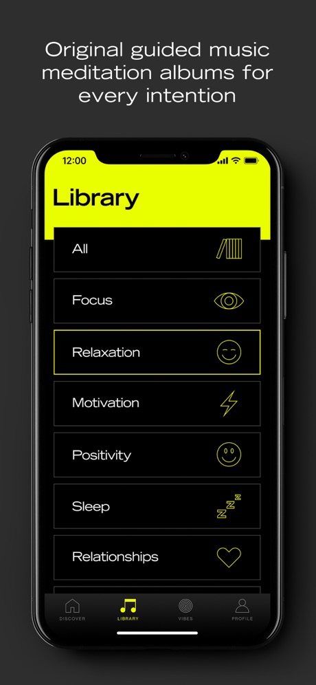 WAVE: Modern Music Meditation App Store screenshot 3
