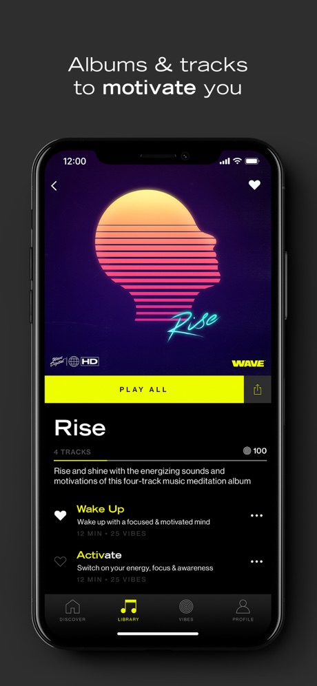 WAVE: Modern Music Meditation App Store screenshot 6