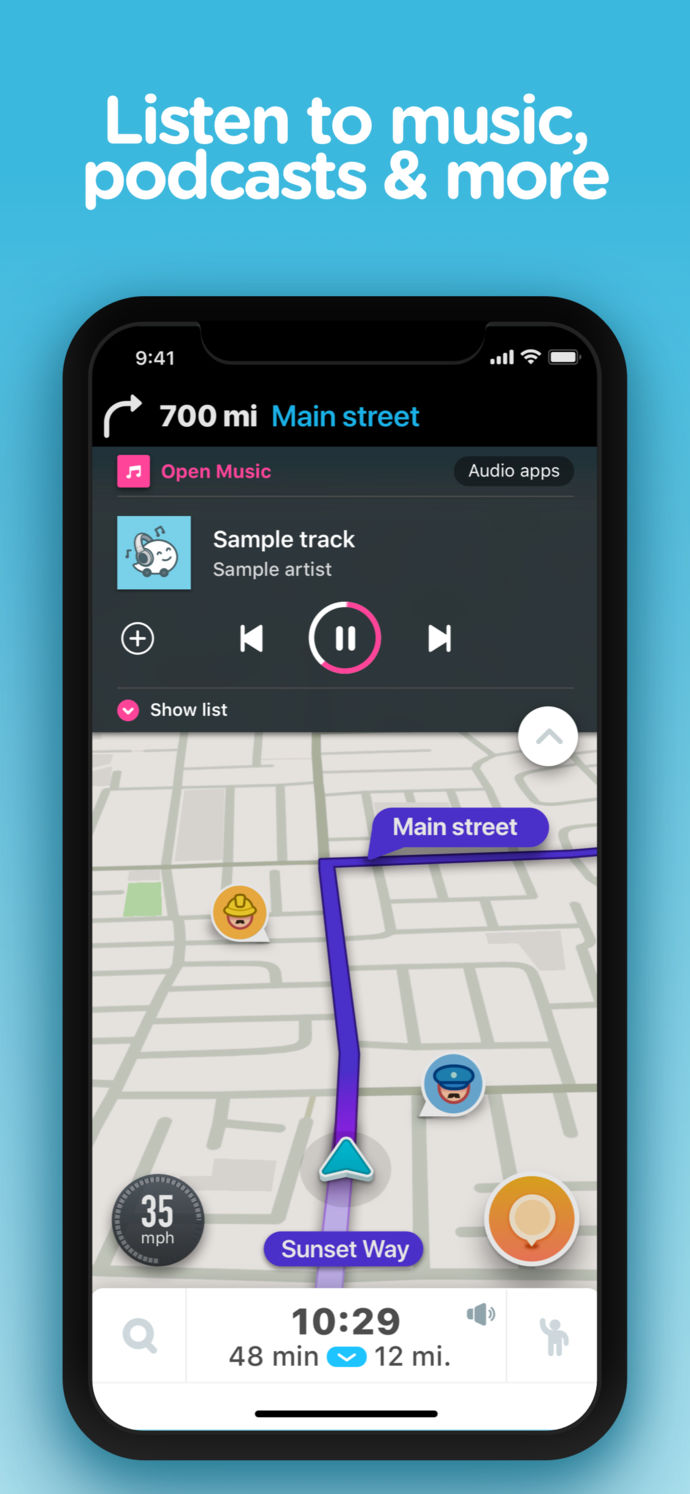 Waze Navigation & Live Traffic App Store screenshot 4