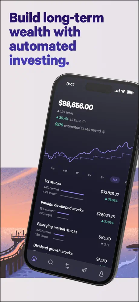 Wealthfront: Save and Invest App Store screenshot 4