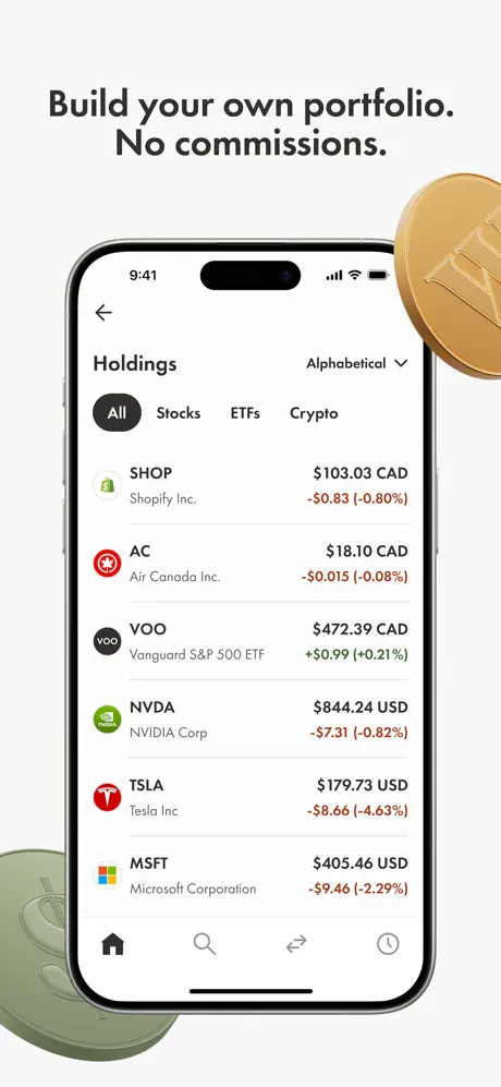 Wealthsimple – Grow your money App Store screenshot 1