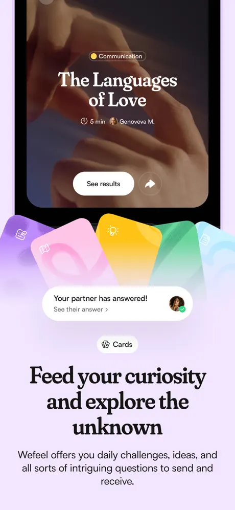 Wefeel: Healthy relationships App Store screenshot 3