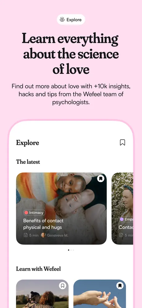 Wefeel: Healthy relationships App Store screenshot 4