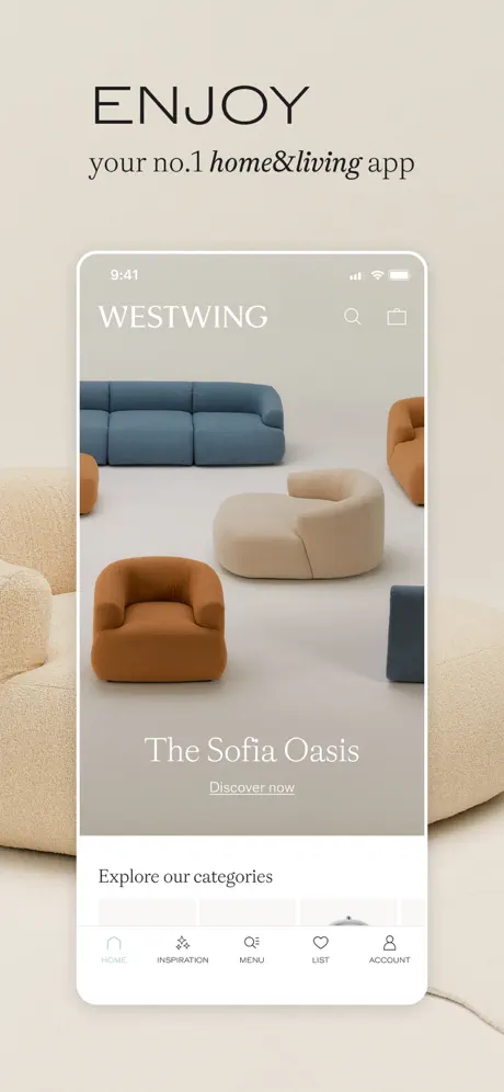 Westwing: Live Beautiful App Store screenshot 2