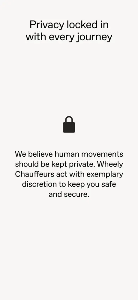 Wheely App Store screenshot 10