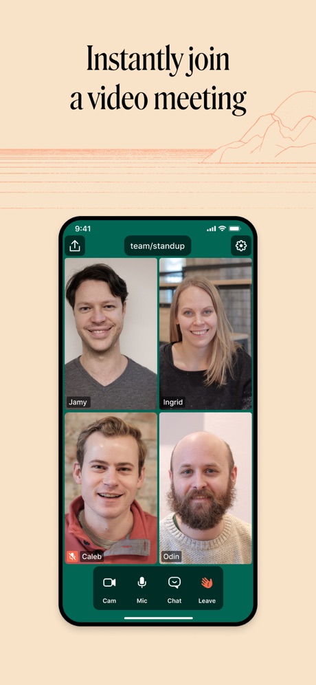Whereby – Video Meeting‪s App Store screenshot 1