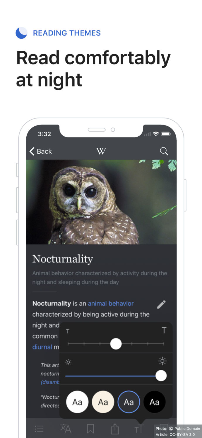 Wikipedia App Store screenshot 1
