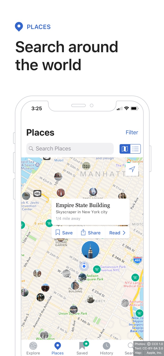 Wikipedia App Store screenshot 2