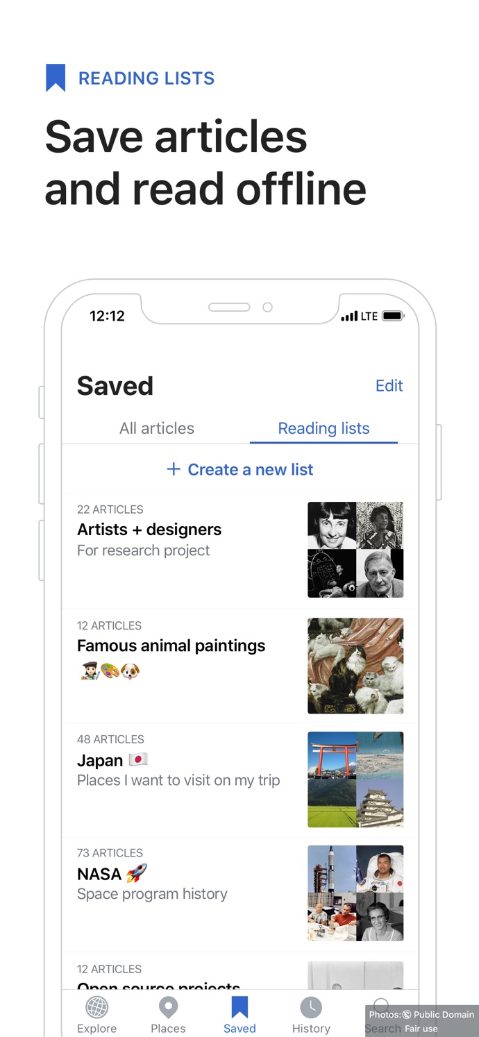 Wikipedia App Store screenshot 3