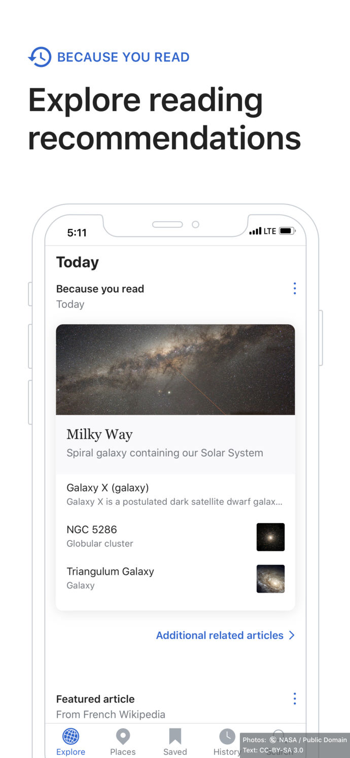 Wikipedia App Store screenshot 5