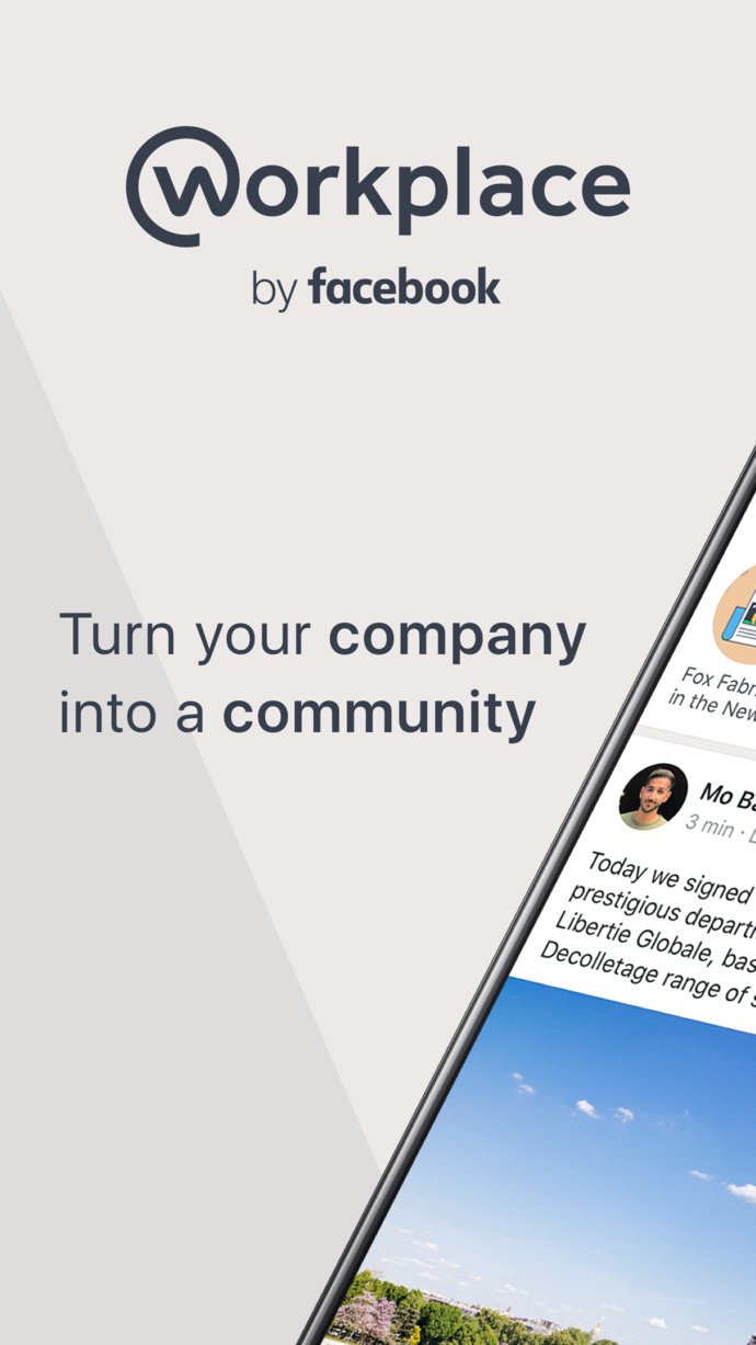 Workplace by Facebook App Store screenshot 1