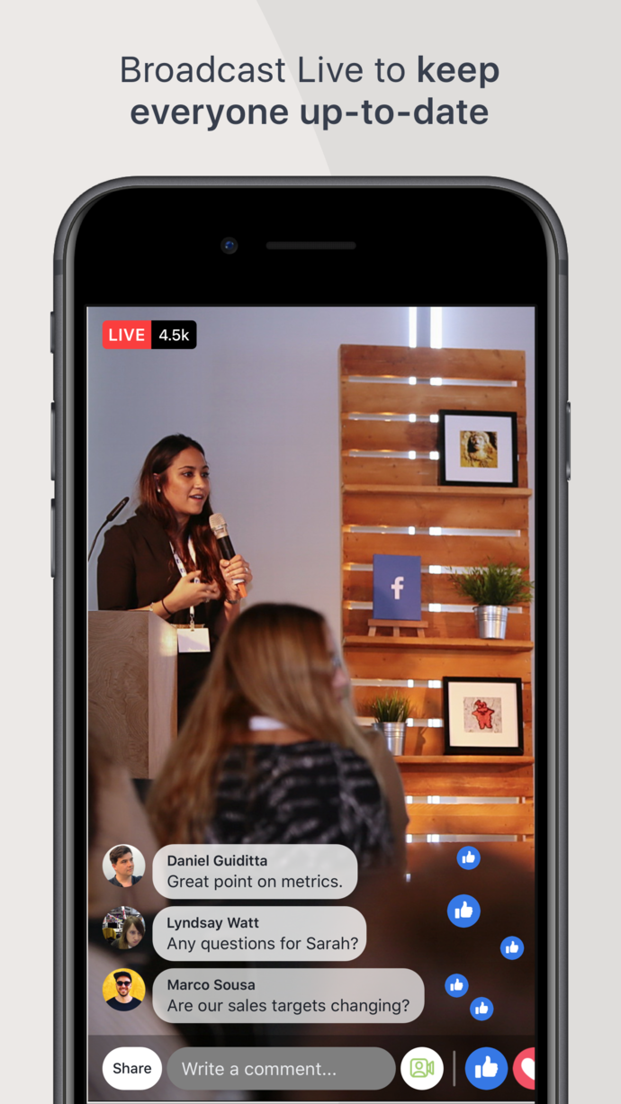 Workplace by Facebook App Store screenshot 4