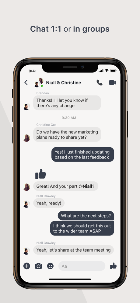 Workplace Chat by Facebook App Store screenshot 2