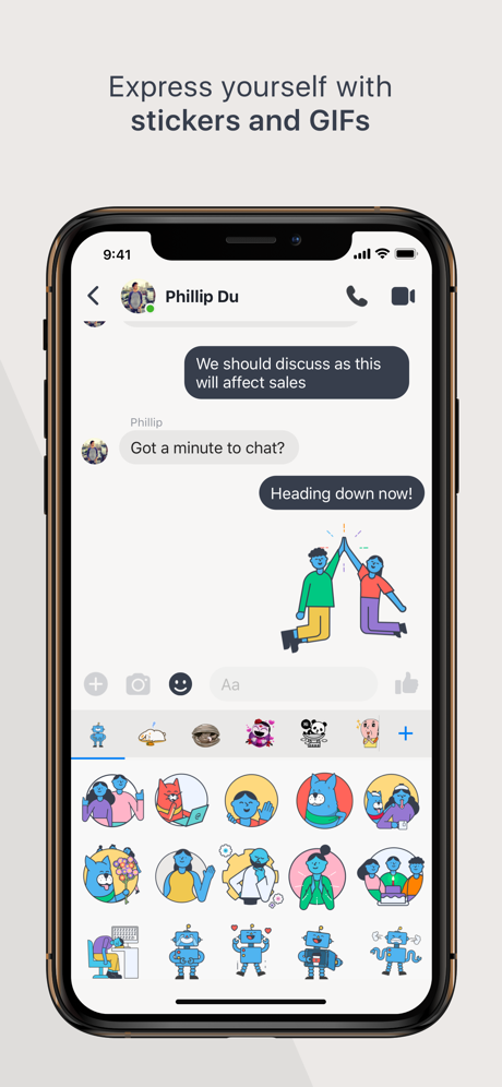 Workplace Chat by Facebook App Store screenshot 5