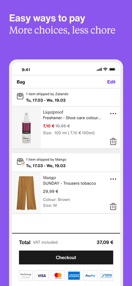 Zalando – Online fashio‪n‬ App Store screenshot 8