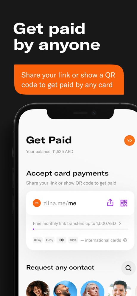 Ziina: Pay, Get Paid Instantly App Store screenshot 7
