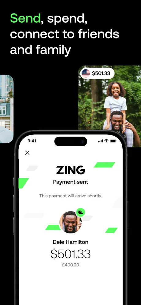 Zing: International money app App Store screenshot 2